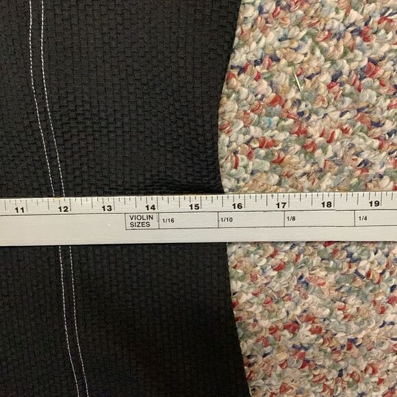 Pure Amici Black Textured White Stitching Sleeveless Sheath Mini Dress Size XS - Picture 11 of 12